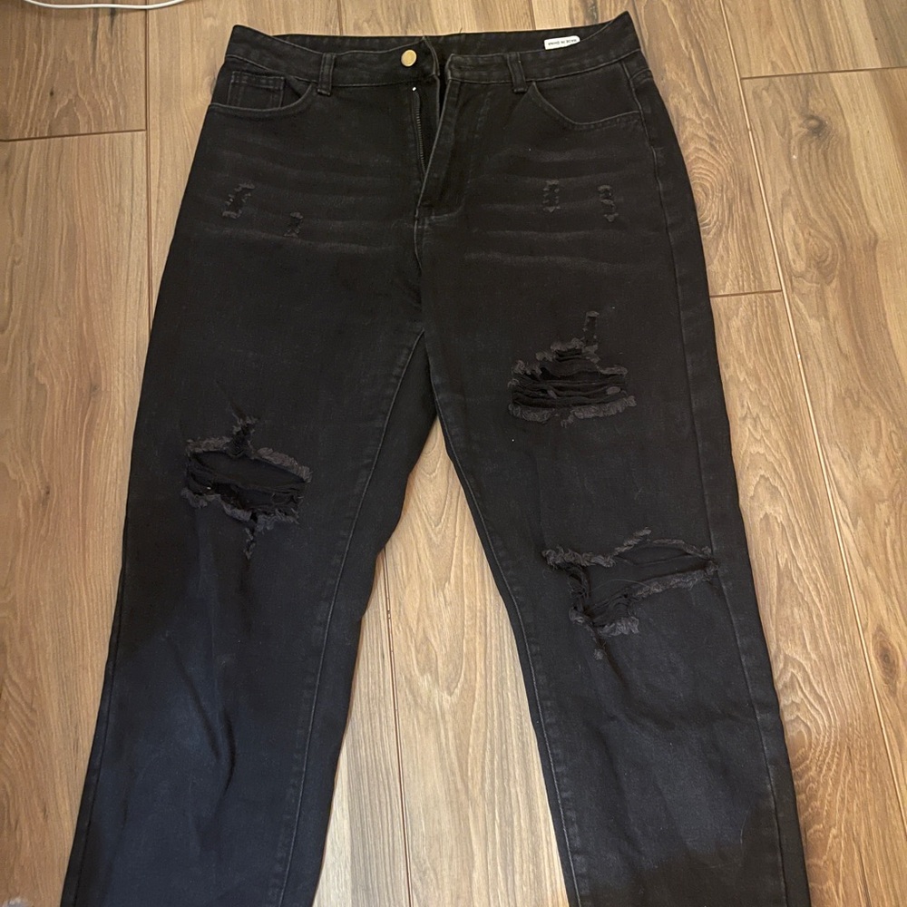 black womens jeans!